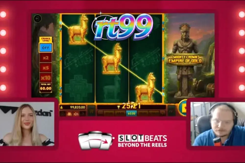 Tampilan visual slot Mighty Crown: Empire of Gold dengan nuansa klasik dan emas.